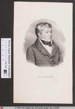 Porträt des H. Zschokke