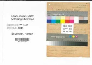 Entnazifizierung Herbert Stratmann , geb. 22.03.1921 (Steiger)