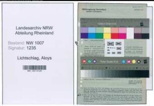 Entnazifizierung Aloys Lichtschlag , geb. 01.04.1910 (Steuerinspektor)
