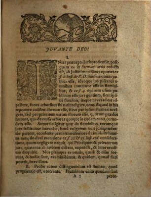Dissertatio iuridica de iuribus fluminum publicorum, pontium et pontonum : Vom Recht der öffentlichen Flüsse, Brücken und Fehren