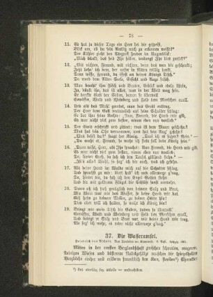 37. Die Wasseramsel.