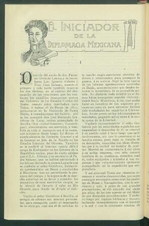 Iniciador de la diplomacía mexicana
