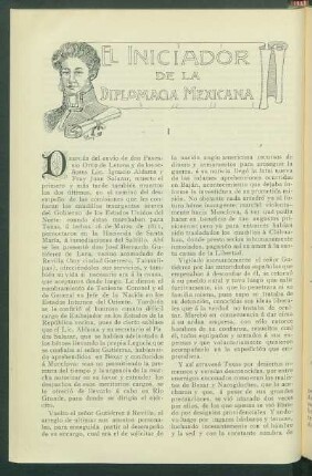 Iniciador de la diplomacía mexicana