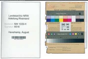 Entnazifizierung August Haverkamp , geb. 05.04.1905 (Beamter)