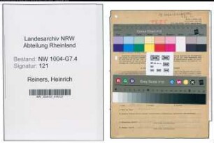 Entnazifizierung Heinrich Reiners , geb. 09.01.1901 (Kaufmann)