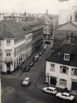 Altstadt, Dörfle. Kreuzung Adlerstraße / Zähringerstraße