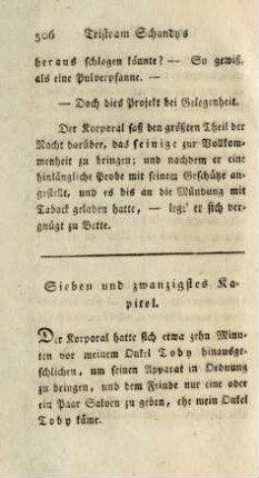 Sieben und zwanzigstes Kapitel