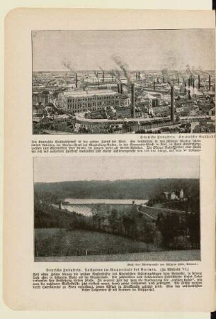 Deutsche Industrie. Kruppsche Gußstahlfabrik in Essen. (Zu Abschnitt VI.)