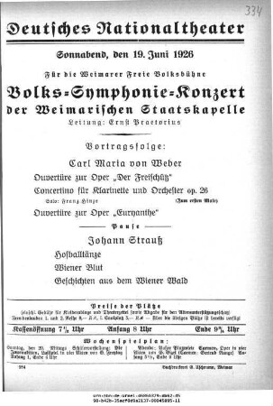 Volks-Symphonie-Konzert