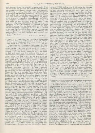 533-534 [Rezension] Zenker, Ernst Viktor, Geschichte der chinesischen Philosophie. I. Bd.: Das klassische Zeitalter bis zur Han-Dynastie (206 v. Chr.)