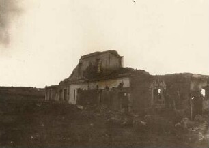Lausitzer Bergland. Türchau( Turoszów). Der infolge des Bergbaus fallender Teil des Dorfes