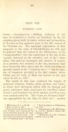 Chap. VIII. Domestic life