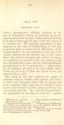 Chap. VIII. Domestic life