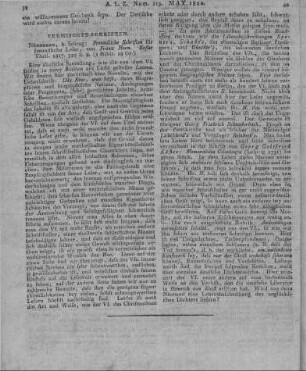 Horn, F.: Freundliche Schriften für freundliche Leser. T. 1. Nürnberg: Schrag 1817