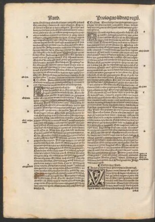 Incipit prologus sancti Heronymi in libros regum.