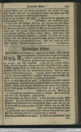 Vermischte Lieder