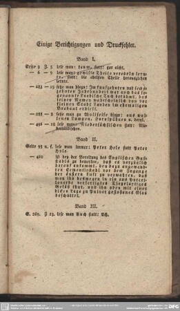 Einige Berichtigungen und Druckfehler