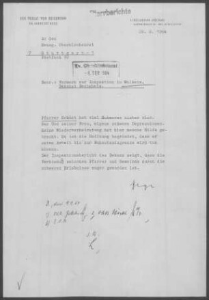 Walheim: Inspektionsbericht 1964