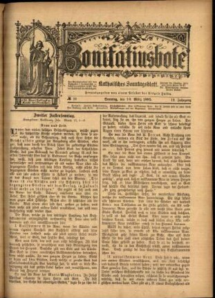 Ausgabe vom Sonntag, den 10. März 1895.