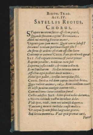 Act. IV. Satelles Regius.