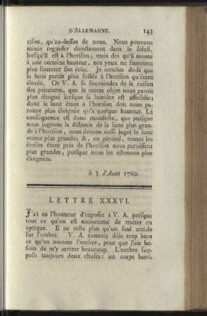 Lettre XXXVI-XL