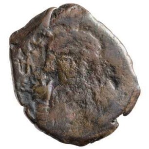 Münze, Halbfollis, 584 / 585