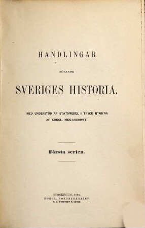 Handlingar rörande Sveriges historia. Serie 1, Konung Gustaf den Förstes registratur : i tryck utgifna af K. Riks-Arkivet. 9. 1534 (1885)