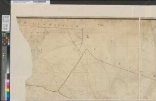 Dép. de la Roer, Arr. de Kleve, Canton de Goch. Plan géometrique de la mairie de Bergen. Levé en éxécution de l'arrêté du gouvernement du 12 brumaire an XI. Le géomêtre en chef Maubach, le géomêtre secondaire Branchart
