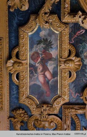 Putto mit Lorbeerzweig