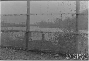 Grenzanlage Babelsberg - Blickrichtung Glienicker Brücke