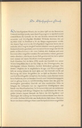 Die Schriftgießerei Flinsch