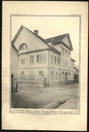Haus Herren Strasse No 21.