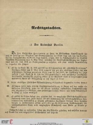 Rechtsgutachten