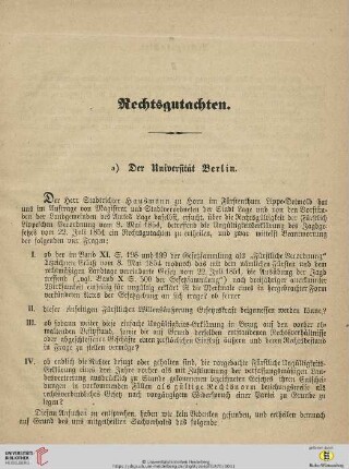 Rechtsgutachten