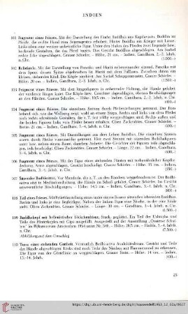 Indien (Nr. 101-117a)