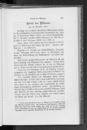 Gefecht von Villejouan den 10. December 1870.