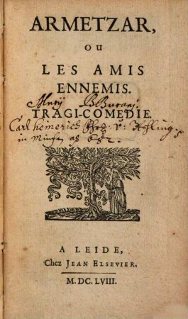 Armetzar : ou les amis ennemis