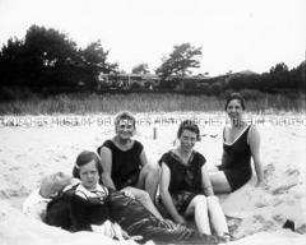 Familie am Strand