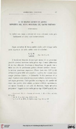 7: Di un grande deposito di anfore rinvenuto nel nuovo quartiere del castro pretorio, [2]