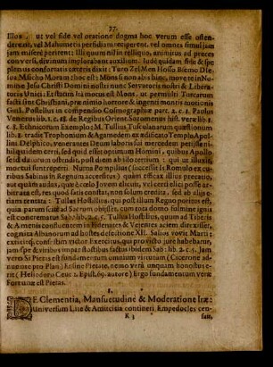 De Clementia, Mansuetudine & Moderatione Irae ...