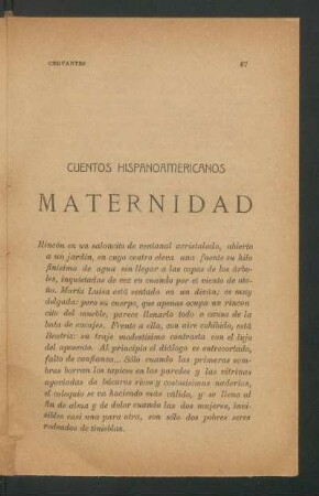 Maternidad