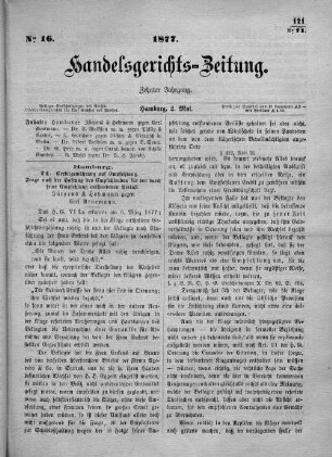 No. 16. 2. Mai 1877