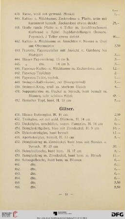 Gläser (Nr. 471-507)
