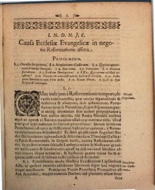 Causa Ecclesiae Evangelicae In Negotio Reformationis Superiori Seculo per B. Lutherum feliciter institutae : Ex Scriptis ... Dn. Georgii Principis Anhalt. &c. Praepositi Magdeburg. & Misnens. Religiose & valide asserta: Et nunc gravissimis insignium in Gallia Virorum Testimoniis & iudiciis munita