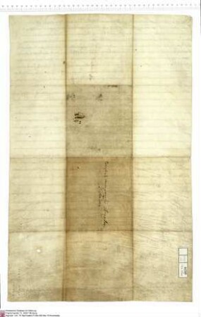 Papst Gregor [IV.] bestätigt dem Kloster Fulda auf Bitte des Hrabanus Maurus, Abt von Fulda, sämtliche Besitzungen des Klosters, verleiht ihm das ...