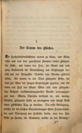 Kaiser Joseph der Zweite und sein Hof : historischer Roman in 3 Abteilungen, 1,2. Kaiser Joseph und Maria Theresia