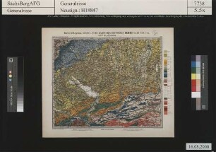 Geologische Karte des Deutschen Reiches in 27 Blättern