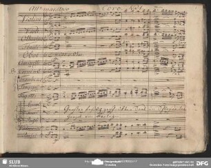 No. 1 Coro: "Heil unserm Herzog"