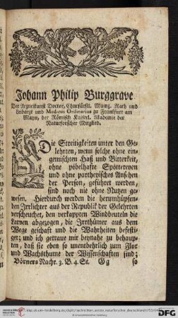 Dritten Bandes vierdtes Stück