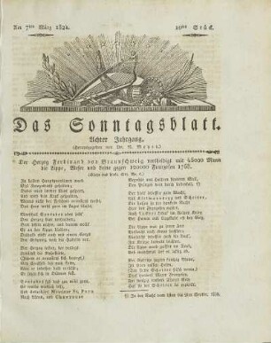 10, 1824: Stück